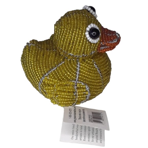 Grass Roots Beadworx Duck Seed Bead and Wire Duck NWT - Picture 3 of 7